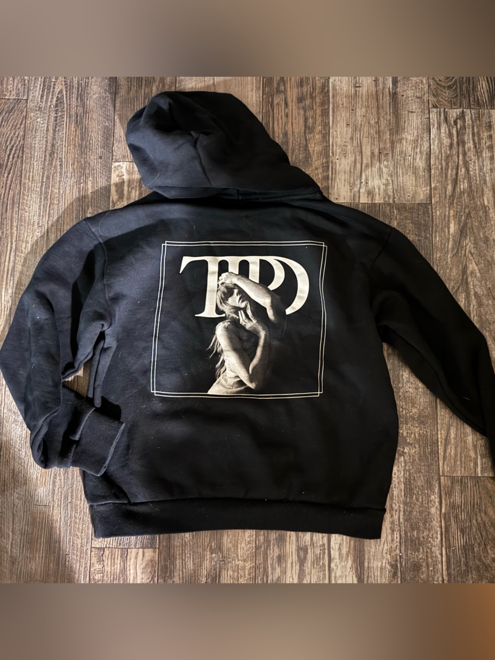 Taylor Swift Black Hoodie - “The Tortured Poets Department”